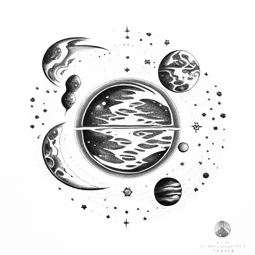 Galaxy Map Planets Stars