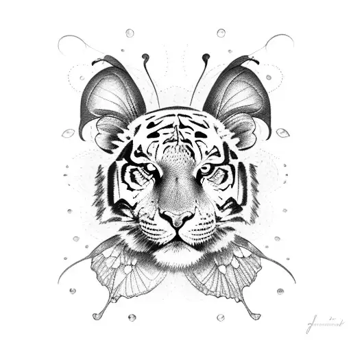 Butterfly Lilac Tiger