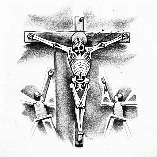 Crucifix Skeleton
