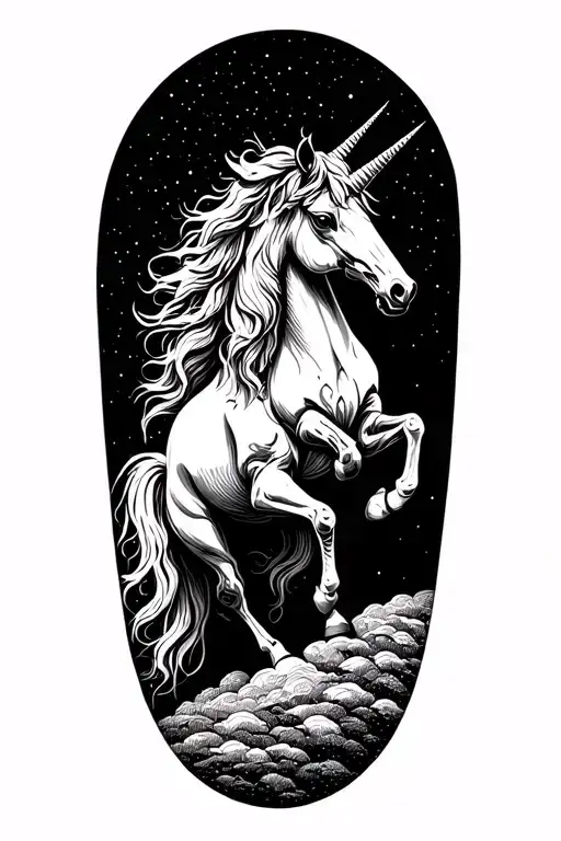 Unicorn Lost In The Universe
