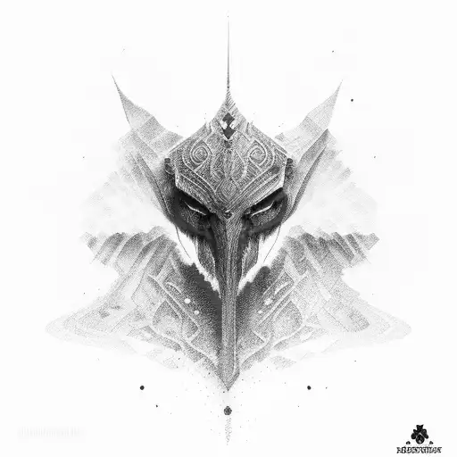 Red And Black Cloaked Assassin