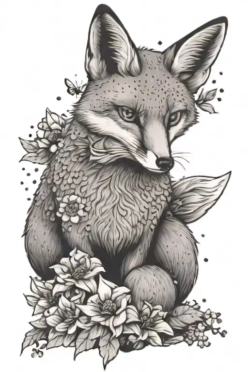 Fox And A Bee