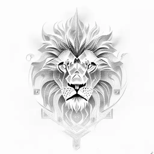 Steel Lion Head