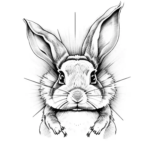 Rabbit And Chinese Dragon