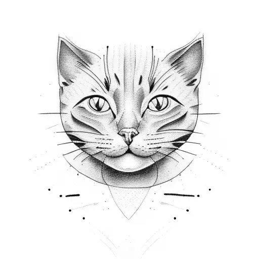 Minimalist Cat Tattos