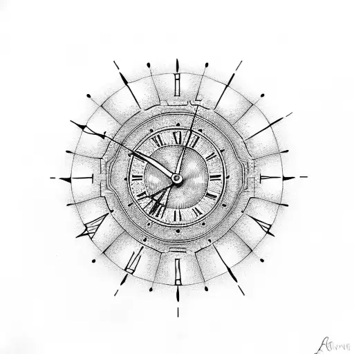 Clock With Shadows