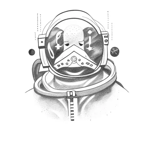 Astronaut With Saying Live To Live