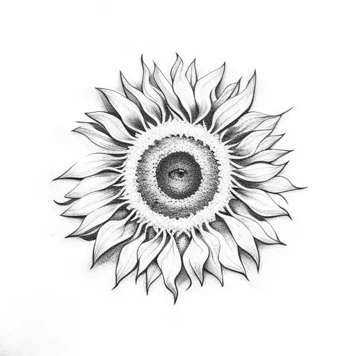 Wish You Were Here Written In A Sunflower