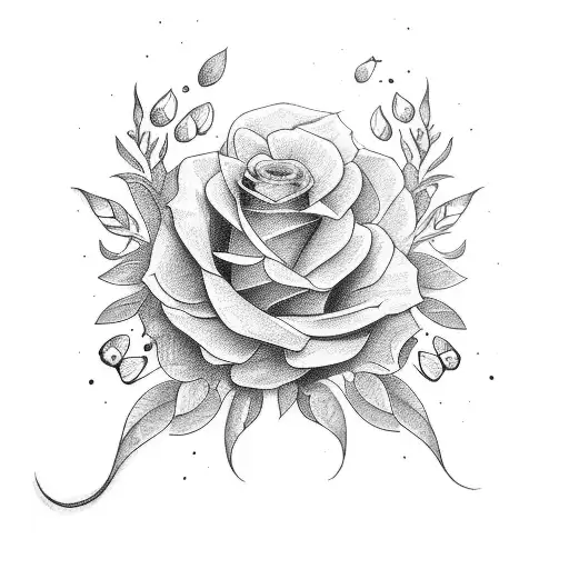 Bouquet With July And December Birth Fliwers