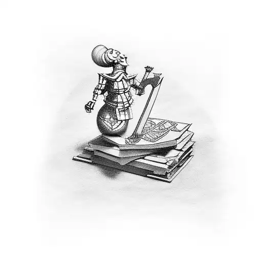 Poor Person Playing Chess And Reading A Book