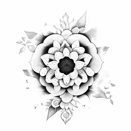 Black Flower Dark Heart