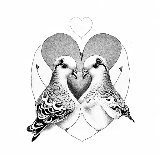 White Freedom Pigeons Hurt A White Heart