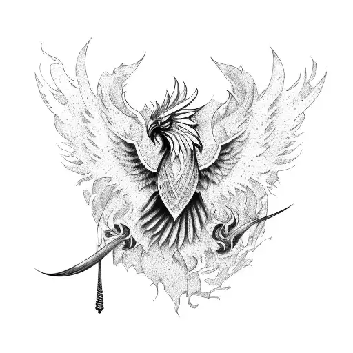 Phoenix Merged With Iran Map