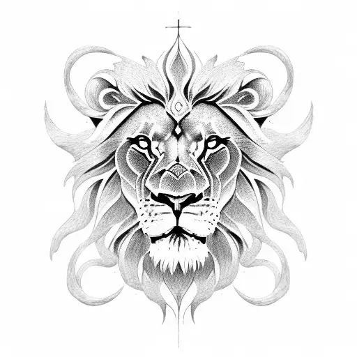 Lion Designed By Persian Empire