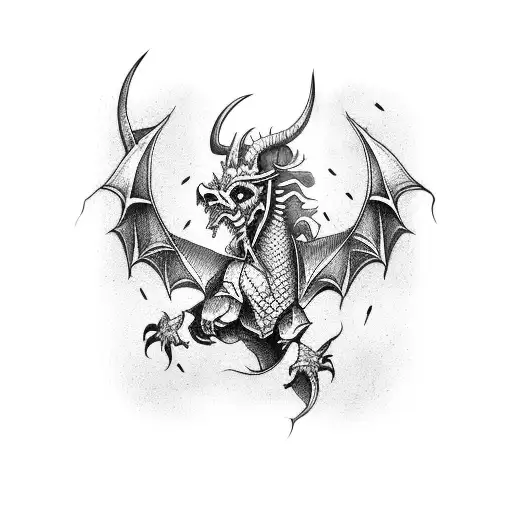 Bull Dragon Fighting