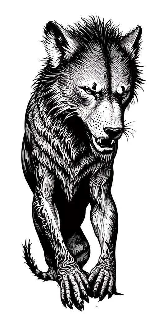 Predatory Animals In The Forest