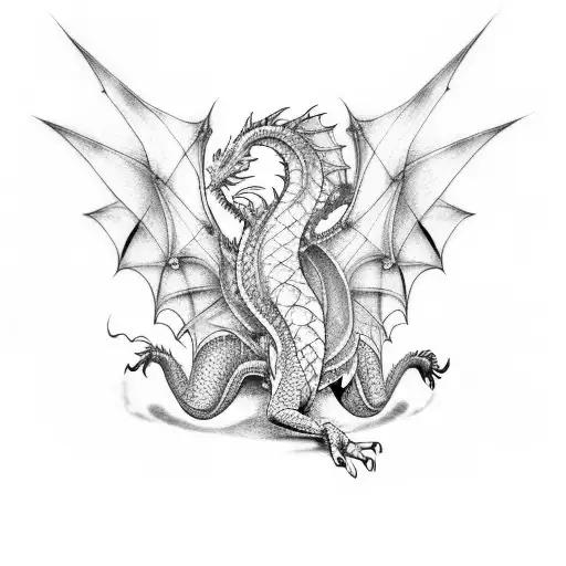 Dragon Wrapped Around Wrist