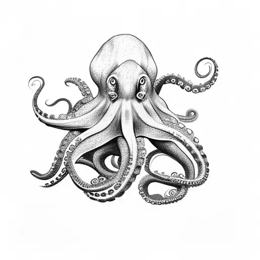 Octopus With Dogwood Flowers