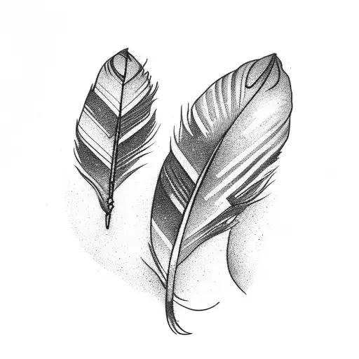 Feather With Belt Buckle