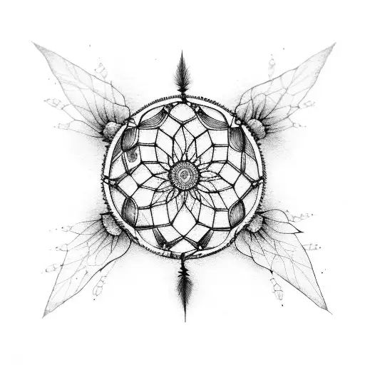 Dreamcatcher Mandala Snowdrop