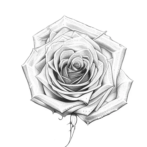 Rose Inside Skin With Vines Coming Out