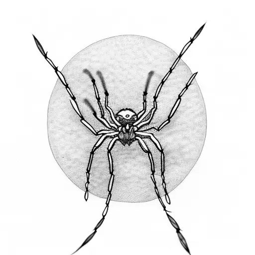 Little Spider Webbing On A Mans Nipple