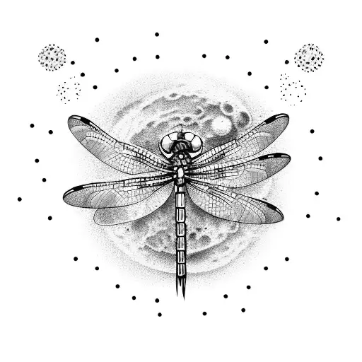 Dragonfly To The Moon
