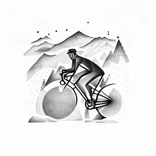 Cyclist Mountain