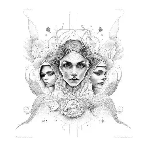 Femme Aux 3 Visages Sorciere Nature