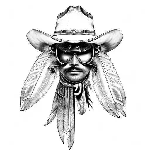 Cowboy Indian Steam Punk