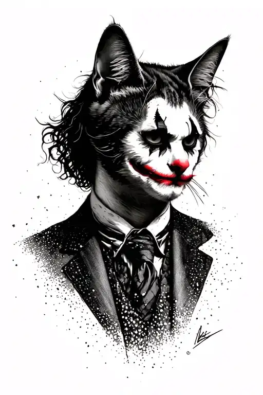 Chishersky Cat Joker Heath Ledger