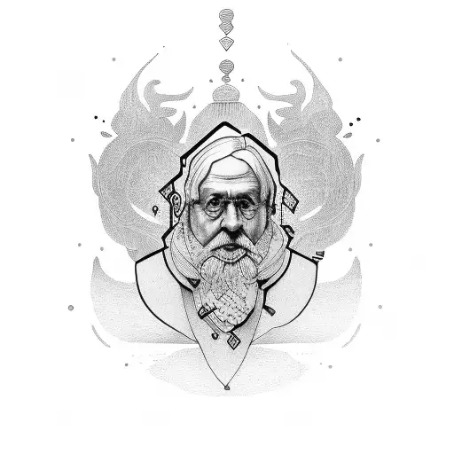 Philosopher's Portrait With A Book