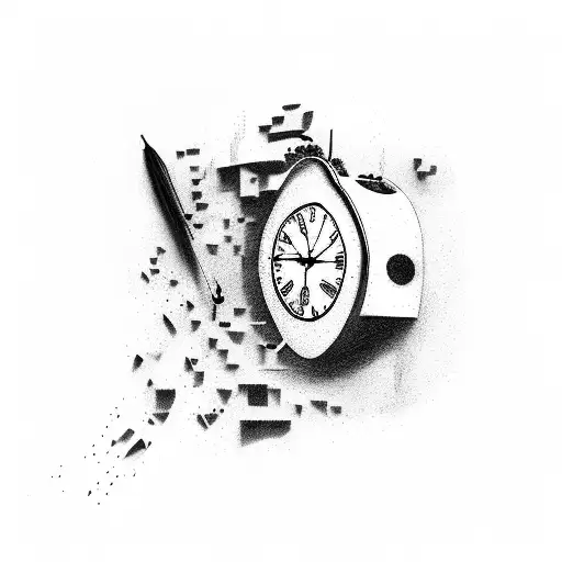 Anhk With Broken Clock And The Word Code Life