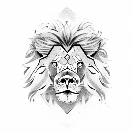 Lion Head With Pig Body With Wings