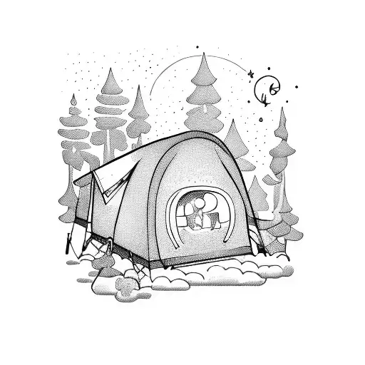 Camping Wine Waitress Family Sisters Freedom Optimisme Virgo