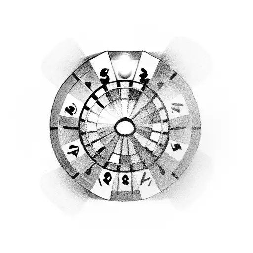 Prison Bars With A Roulette Wheel Keyhole