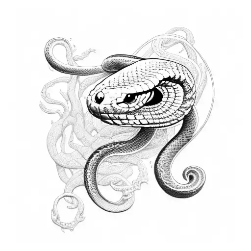 Snake With Design