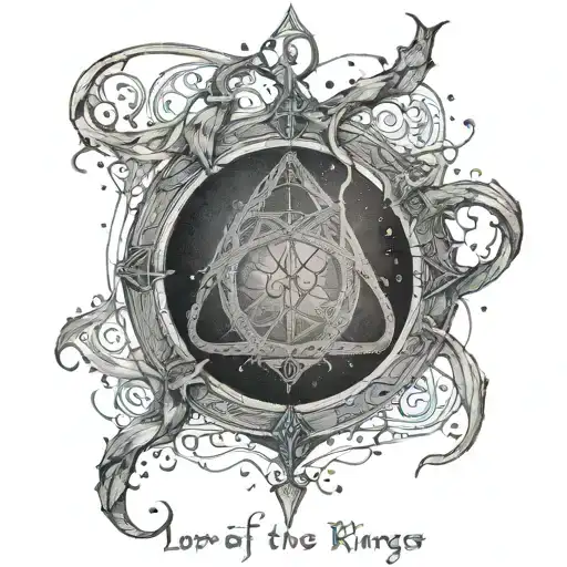 Lord Of The Rings Elvish Script Flowing