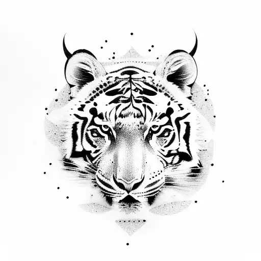 Snow Tiger And Boar And Leopard