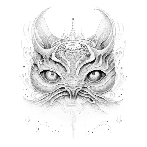 Hypnosis Rainbow Eyes With Eyebrows As The Hands From The Creation Of Adam Art