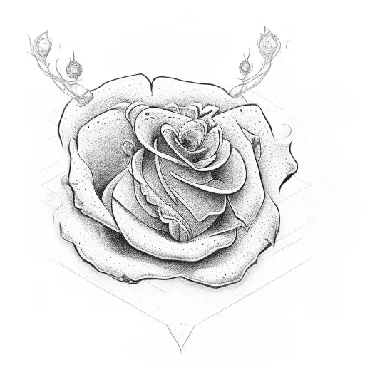 Little Rose With A V In The Middle