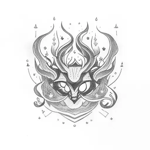 Little Fire Tattoo For Cousins