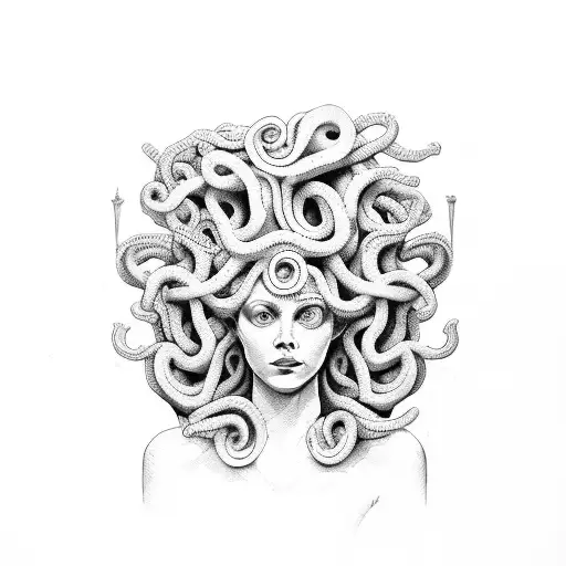 Medusa Standing Over Everyone