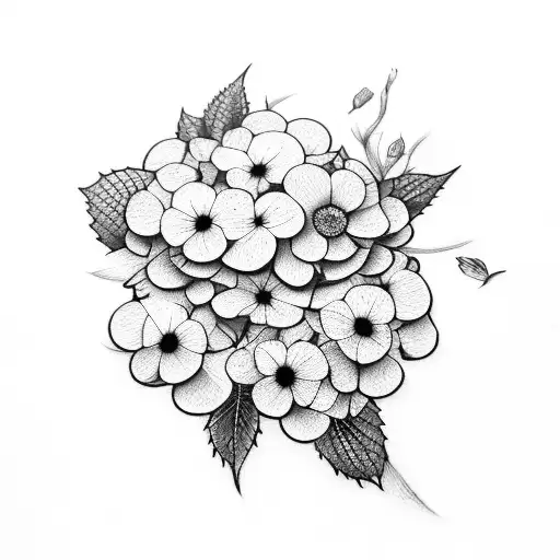 Hydrangea Raspberry Floral