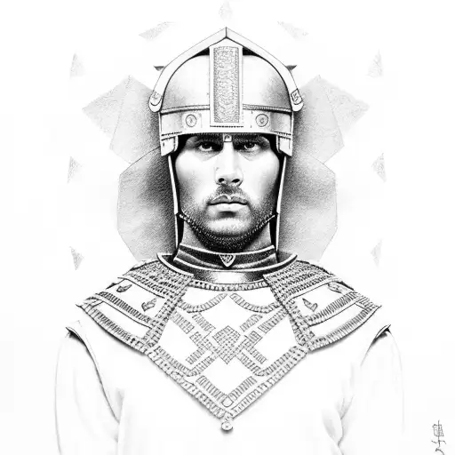 Colleseum With Roman Soldier