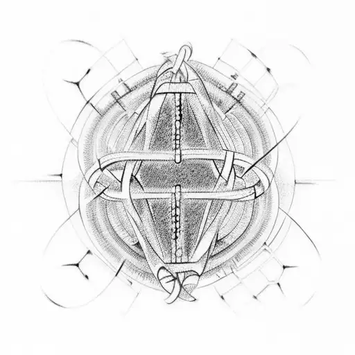 A Detailed Tattoo Of A Dna Double Helix Intertwined With A Scientific Formula