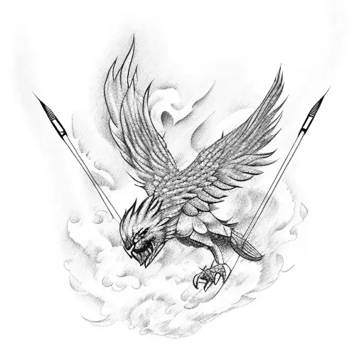 Phoenix Leaving A Helicopter In Mid Air