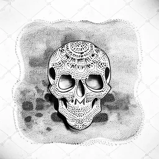 Skull On Cake