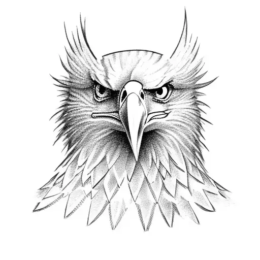 Eagle With A Scar On His Left Eye And Believes In God