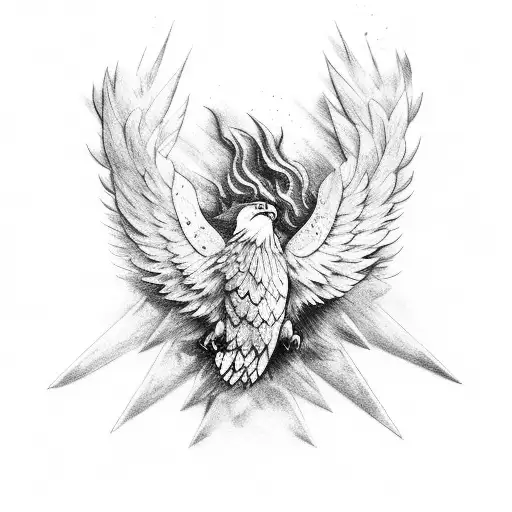 Eagle Wings With War Theme